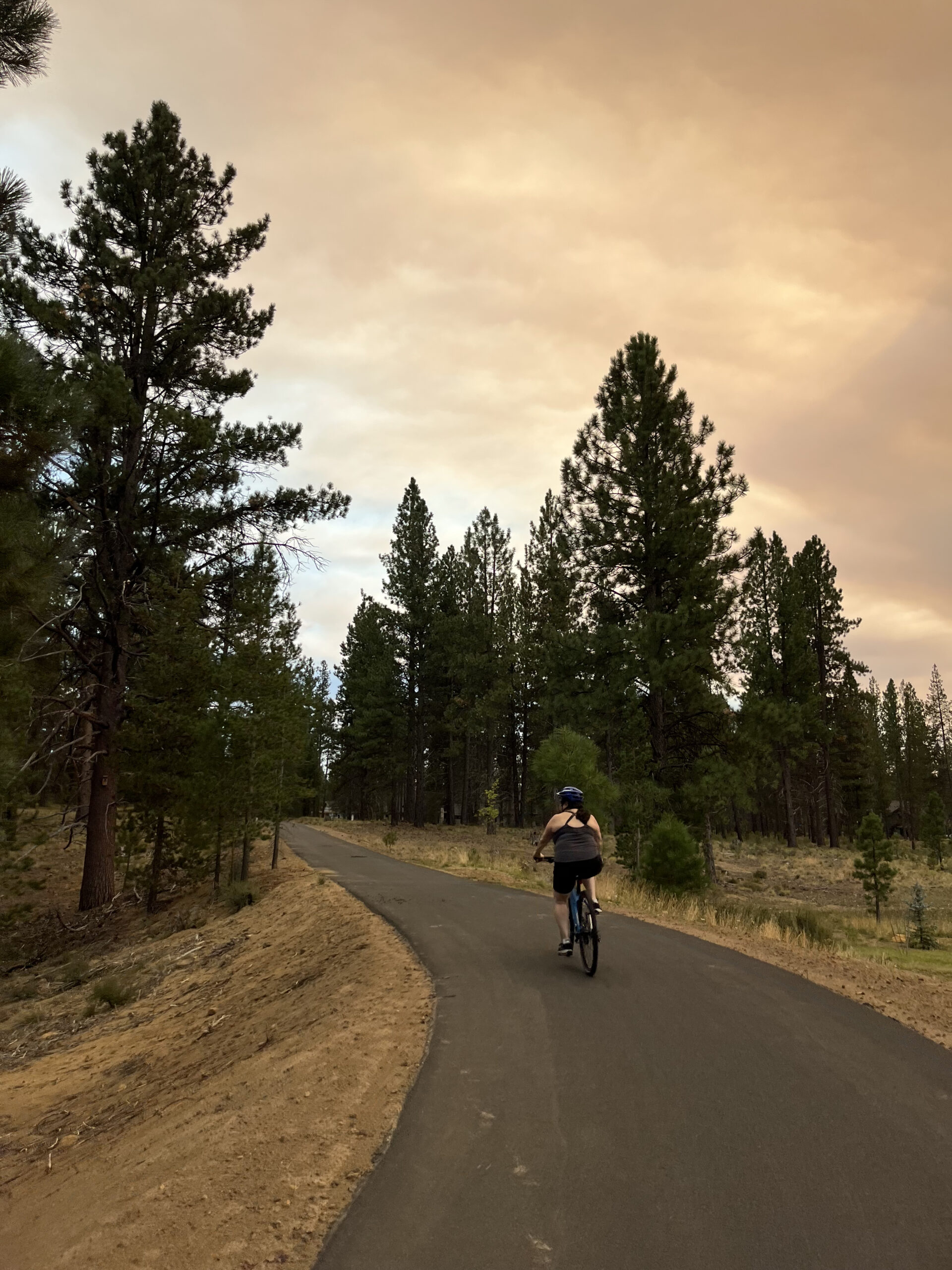 biking